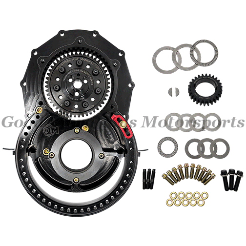 GEAR DRIVE ASSY BILLET BBC w/ 5/8 HEX & CRANK TRIGGER PROVISION - BLACK