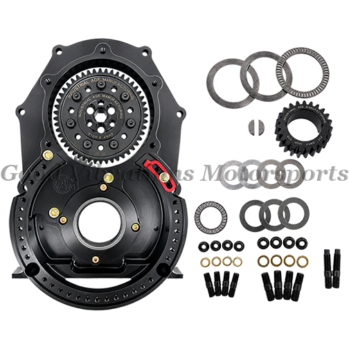 GEAR DRIVE ASSY BILLET. KB-BAE HEMI TALL CAM. 5/8 HEX. 50-54mm CAM - BLACK ANODIZED