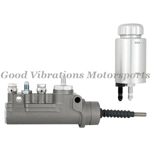 IN-LINE F/C MASTER CYLINDER & RESERVOIR 1.123 PRIMARY .875in SECONDARY