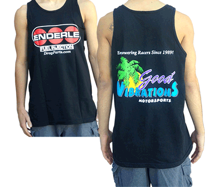 ENDERLE/ GOOD VIBRATIONS TANK TOP SMALL - BLACK