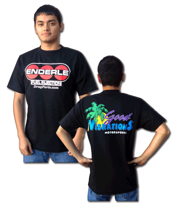 ENDERLE/ GOOD VIBRATIONS TEE-SHIRT Black SMALL