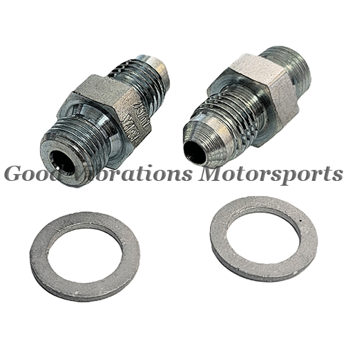 AN4 MALE TO 3/8 24 SEAL W/CRUSH WASHER pr