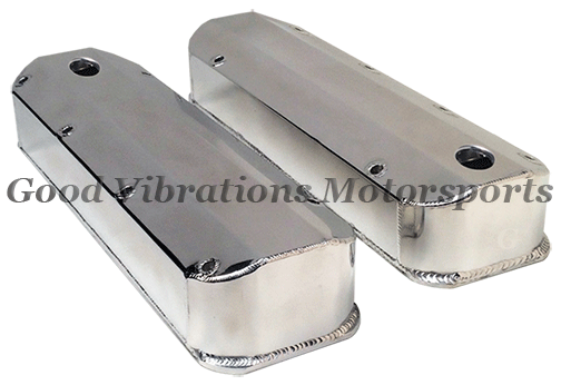 VALVE COVER FABRICATED ALUM BB 429-460 FORD w/ HOLE. INCLUDES HARDWARE pr