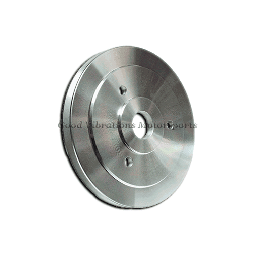 V-GROOVE PULLEY SATIN ALUM BBC SINGLE - SWP LOWER (UNBLOWN)