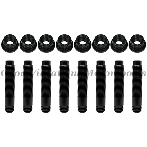 ALUM BLOWER STUD KIT 7/16 X 2.1in w/ 12pt NUTS (For THIN CASE BLOWER - LESS THAN .750)