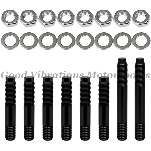 ALUM BLOWER STUD KIT 7/16  6ea 2.5in & 2ea 3.0in w/ SS WASHER & NUTS (For LINKAGE PLATE)