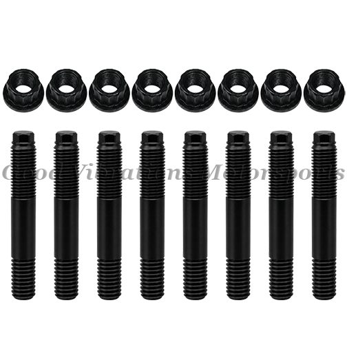ALUM BLOWER STUD KIT 7/16 X 2.75in w/ 12pt NUTS