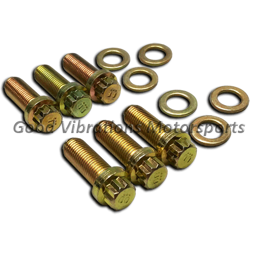 12pt BLOWER PULLEY BOLTS & WASHERS 3/8-24  X 1.00 (6pk)
