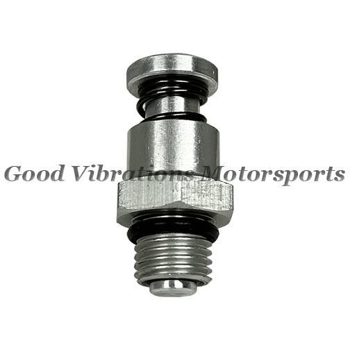 BLOWER PRESSURE RELIEF VALVE 7/16-20 (CLEAR ANODIZED)