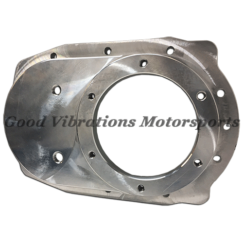 BLOWER FRONT COVER. BILLET - ALL SQUARE