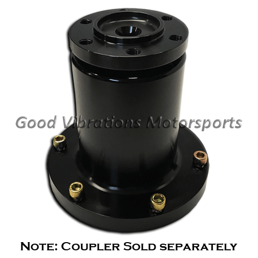 BLOWER SNOUT STREET/STRIP MEDIUM 5.75 L x 3.370 OD  w/ 1.125in SHAFT. INCLUDES ORING & BOLTS - BLACK