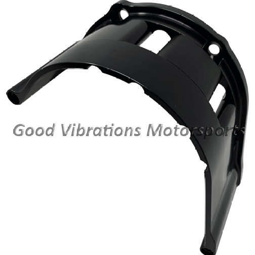 BELT GUARD  BILLET HEAVY-DUTY 3-HOLE ROOTS (SSI-PSI-TBS XR-1 Etc...) w/o STARTER MOUNT Black
