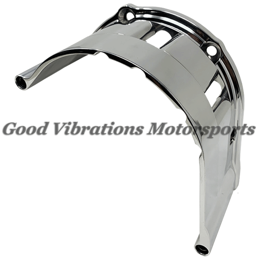 BELT GUARD  BILLET HEAVY-DUTY 3-HOLE ROOTS (SSI-PSI-TBS XR-1 Etc...) w/o STARTER MOUNT Polished