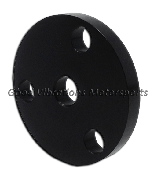 BELTGUARD PEDESTAL  3-HOLE SPACER .250 WIDE - BLACK