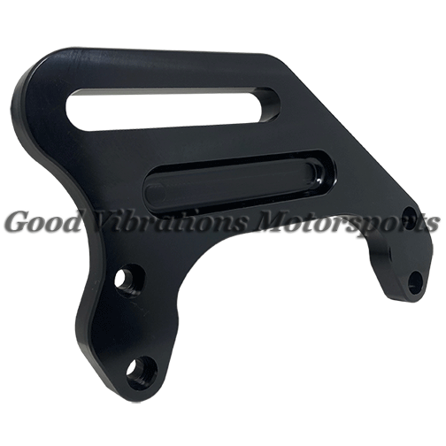 IDLER BRACKET- ENGINE MOUNT SBC - BLACK