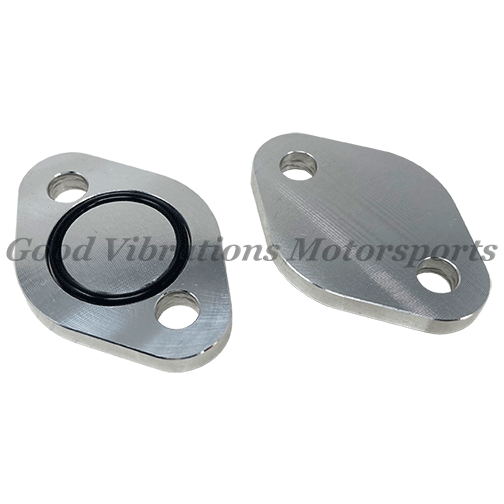 WATER BLOCK OFF. BILLET ALUM - SBC pr - MACHINE FINISH