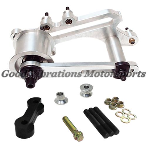 IDLER BRACKET KIT- ENGINE MOUNT HEMI ANGLED w/ OUTBOARD SUPPORT. 3.10 WIDE PULLEY. NO MAG MOUNT