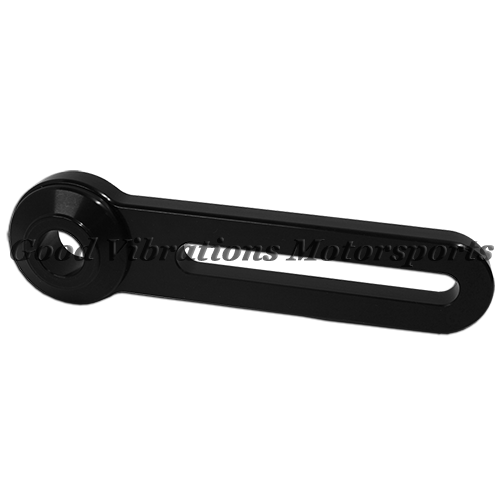 IDLER OUTBOARD SUPPORT ARM w/ 3/4 HOLE - SHORT (BLACK)