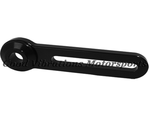 IDLER OUTBOARD SUPPORT ARM w/ 3/4 HOLE - LONG (BLACK)