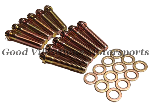 SBC BLOWER MANIFOLD 12pt BOLTS 3/8-16 x 1.25 (12ea)