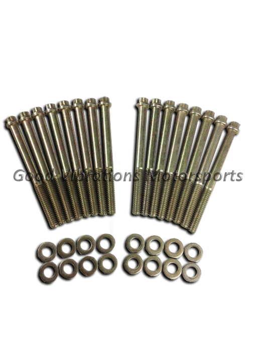 KB HEMI BLOWER MANIFOLD 12pt BOLTS & WASHERS 1/4-20 x 3.00in  (16ea)