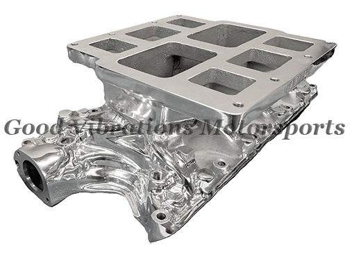 BLOWER MANIFOLD 351W FORD - POLISHED (Front Spacing Between Bottom head 7.25in)