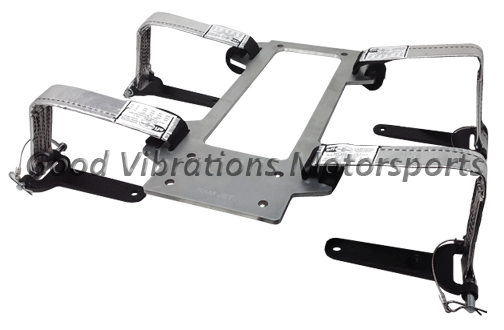 BLOWER RESTRAINT w/ HRDWR. 6-HOLE. ADJUSTABLE Silver STRAPS sfi 14.1  ___/___    ___