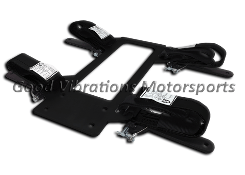 BLOWER RESTRAINT w/ HRDWR. 6-HOLE. ADJUSTABLE Black STRAPS sfi 14.1  ___/___    _