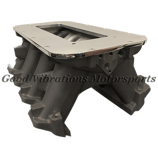 HOLLEY LS1 OR LS3 TUNNEL RAM TO INJECTOR ADAPTER PLATE ONLY (POLISHED)