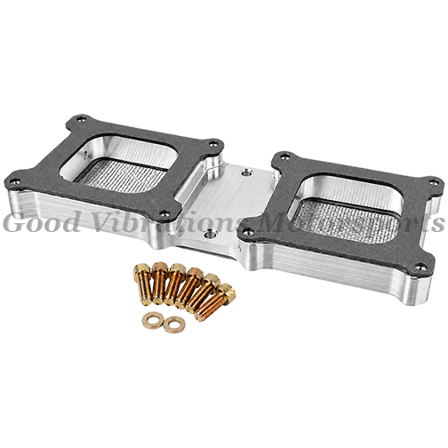 DUAL CARB BILLET ADAPTER KIT 6-14.71
