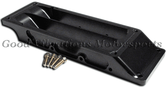 ADAPTER HIGH FLOW RAM 6-14.71 BLOW 13.25in C-C (BLACK)