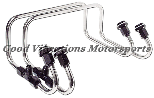 DUAL DBL PUMP 4500 STYLE FUEL LINE KIT -BLACK
