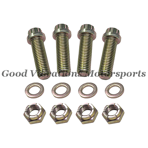 BREATHER 12pt MOUNTING BOLTS w/ LOCKING FLEXNUTS  (2 pairs)