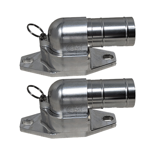 BILLET BREATHERS SET. 1.50in STRAIGHT pr