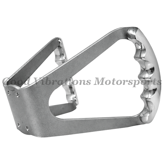 B-FLY STEERING WHEEL w/ DRILLED 4 HOLES - POLISHED GRIPS