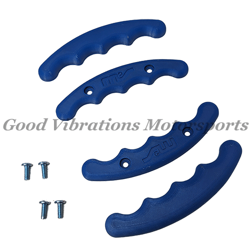 B-FLY STEERING WHEEL GRIPS. S&W - BLUE