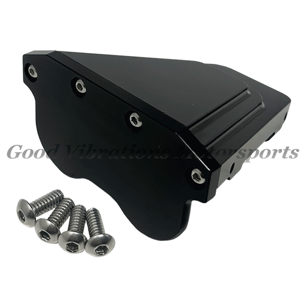 SWITCH PANEL FOR B-FLY STEERING WHEELS.  NO HOLES PW BILLET - BLACK ANODIZED