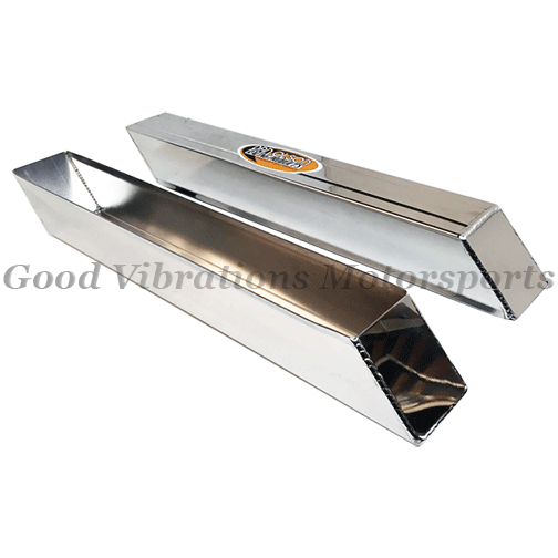 ZOOMIE HEADER COVERS ALUMINUM - SHOW POLISHED (pr)