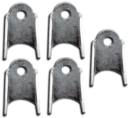 TAB DOUBLESIDED MILD STEEL .125 THICK 3/8 HOLE 5pk