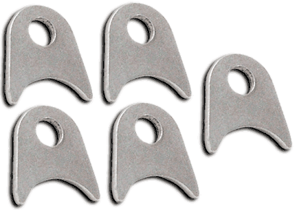 TAB MILD STEEL .125 THICK 3/8 HOLE 1.50 HEIGHT 5pk