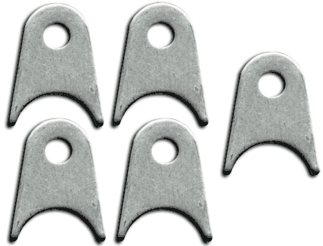 TAB CHROMOLY .125 THICK 3/8 HOLE 1.250 HEIGHT 5pk