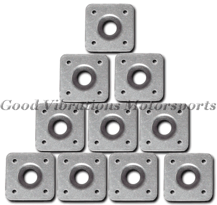 DZUS DOUBLER PLATE - SQUARE (10pk)