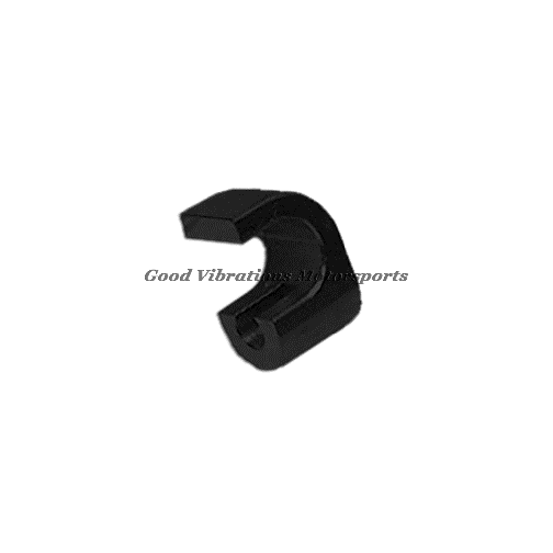 BILLET CLAMP HALF ROUND (CHUTE) - BLACK
