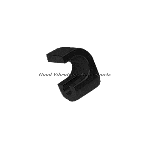 BILLET CLAMP HALF ROUND - BLACK