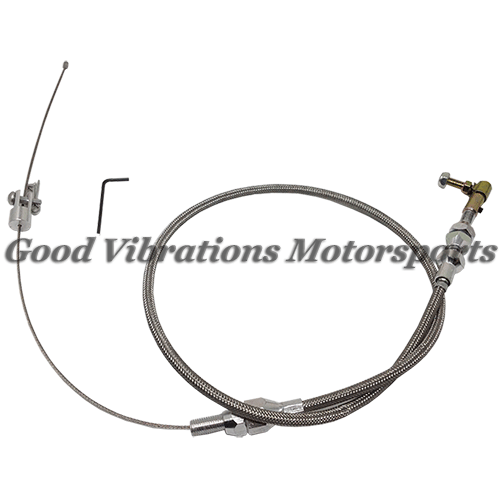 UNIVERSAL THROTTLE CABLE CARBS 24in STAINLESS STEEL