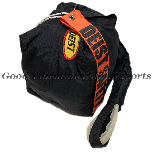 DEIST CHUTE SUPER QUAD 12ft (S/G - S/C) Black Canopy