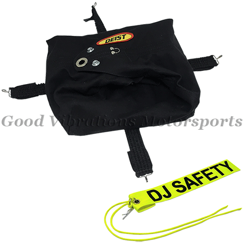 DEIST CHUTE PACK BLACK NOMEX FIRE PROTECTIVE COVERING 9x9x5