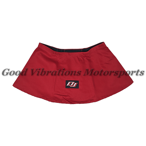RACING HELMET SKIRT- FIRE RESISTANT Red