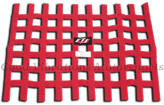 WINDOW NET RECTANGULAR 18x24 non-sfi  RED (Special Price !)
