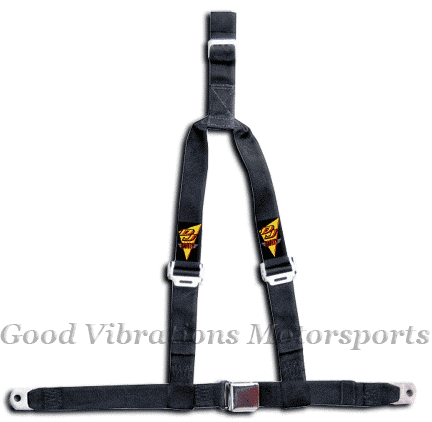 BUGGY BELTS 2in B/I LAP & W/A Y SHLDR (BLACK) D.O.M EXP: ___/___  ___